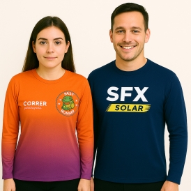 Camisetas UV50+ Personalizadas Manga Longa