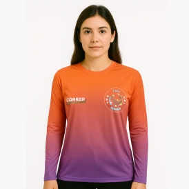 Camiseta UV Feminina Personalizada Manga Longa