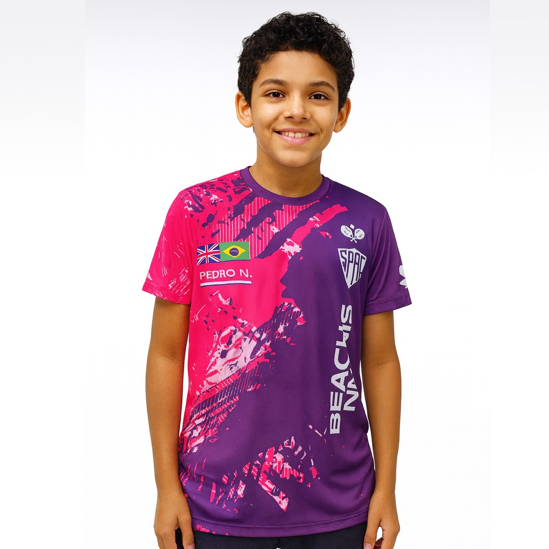 Camiseta Dry Fit Infantil Personalizada