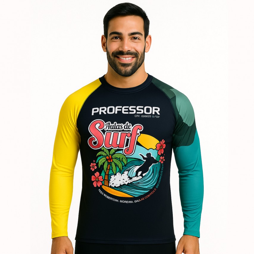 Rash Guard Personalizada Manga Longa