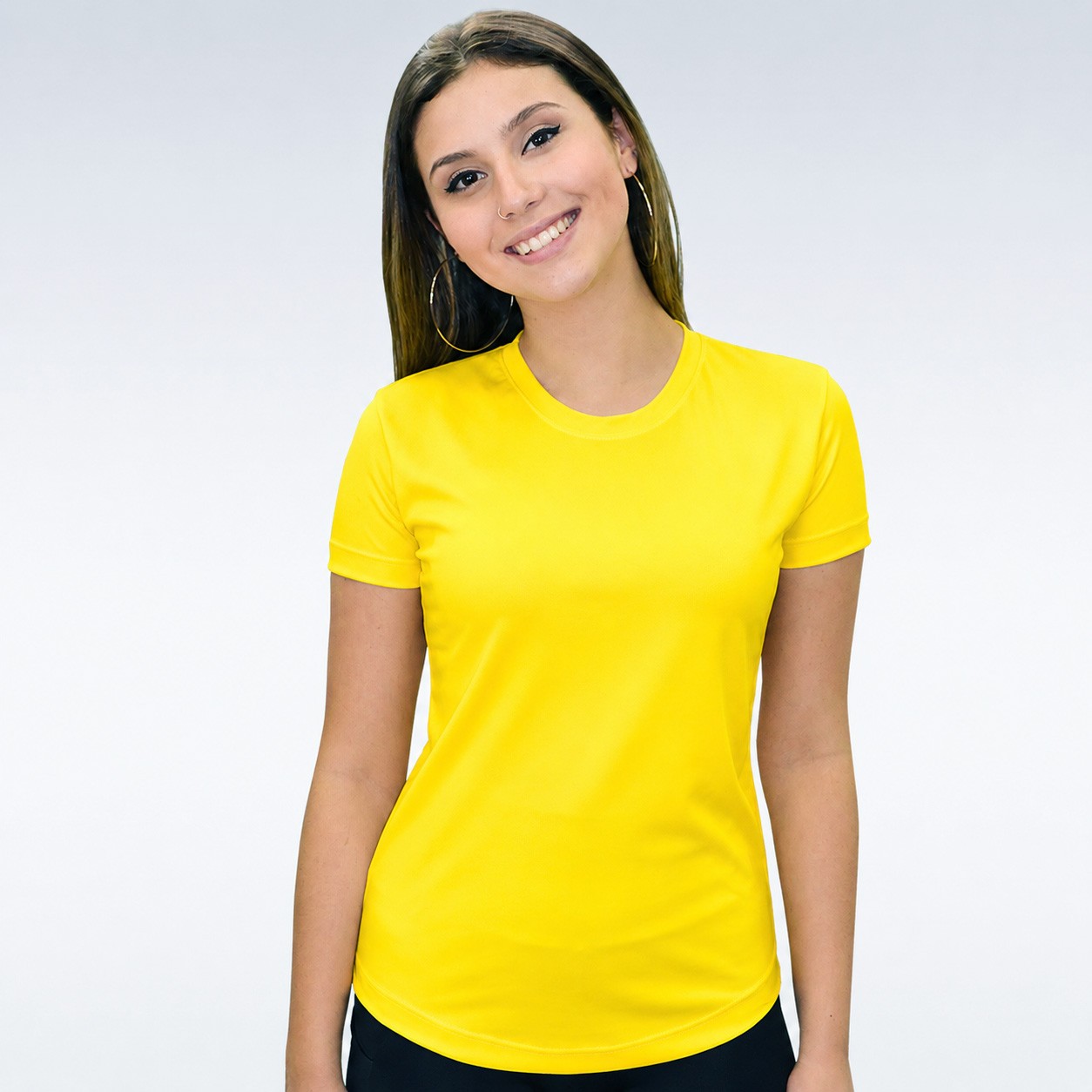 Camiseta Dry Fit Feminina Lisa