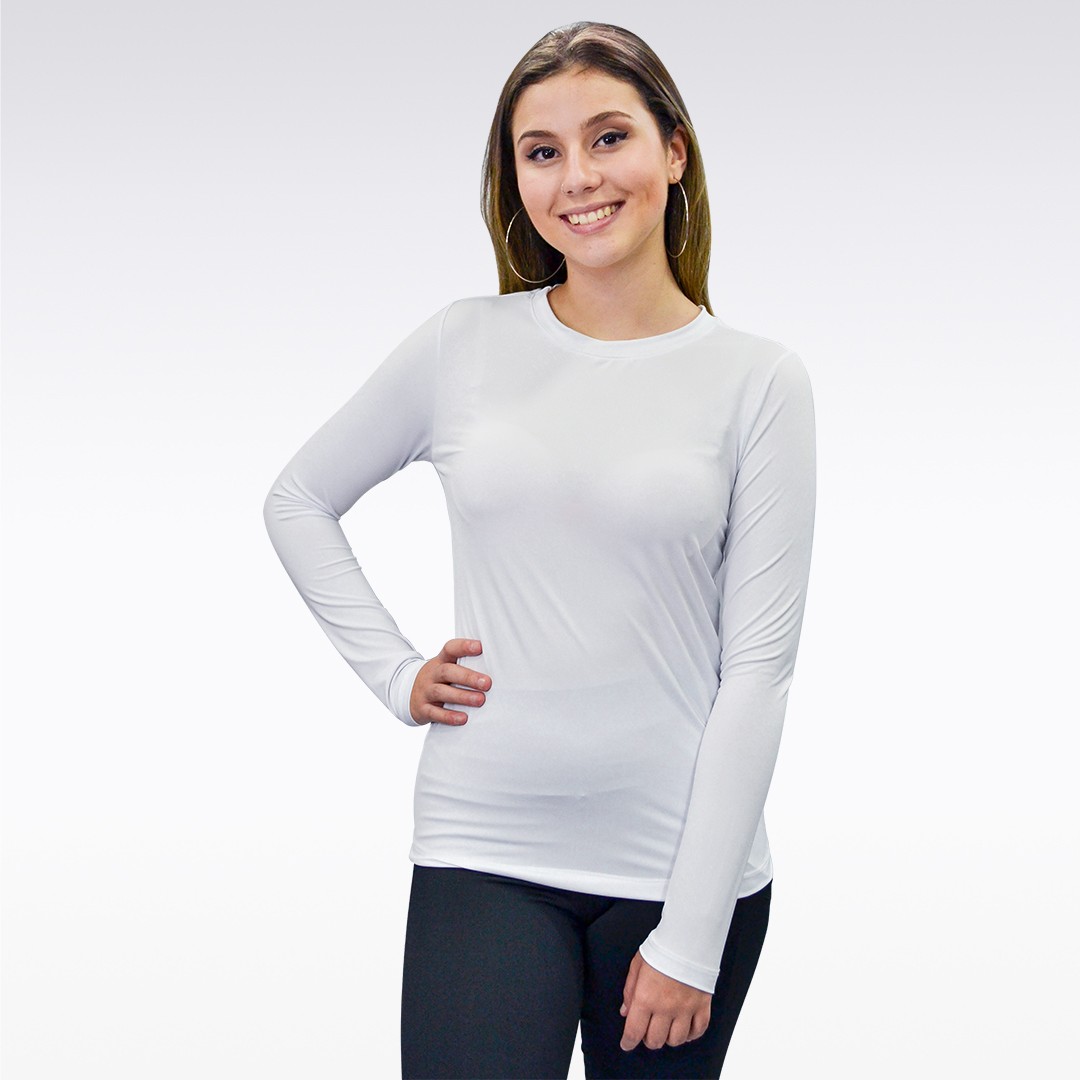 Camiseta UV Feminina Manga Longa UV50+