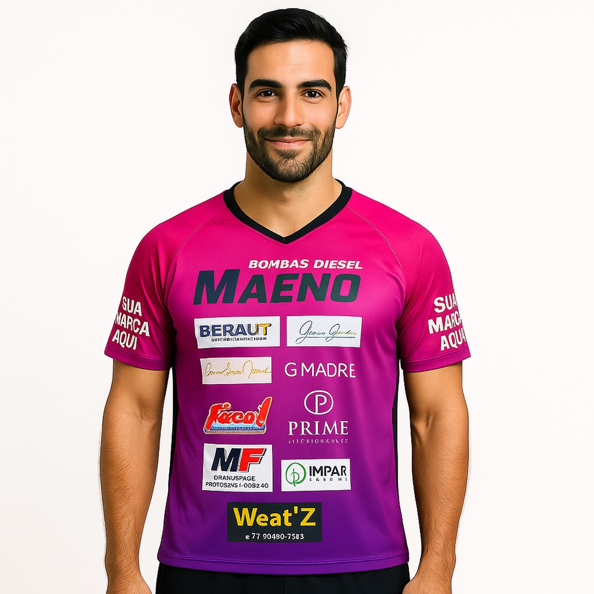 Camiseta Dry Fit Raglan Personalizada