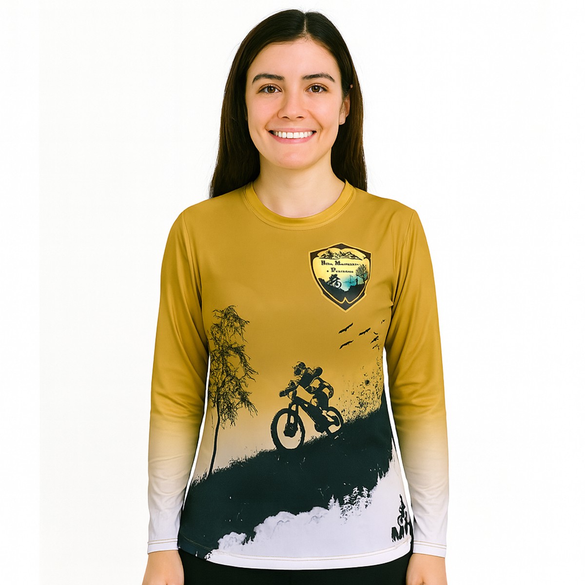 Camiseta UV Feminina Personalizada Manga Longa
